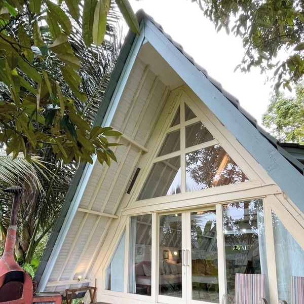 Frame Cabin with Endless Rice Field View