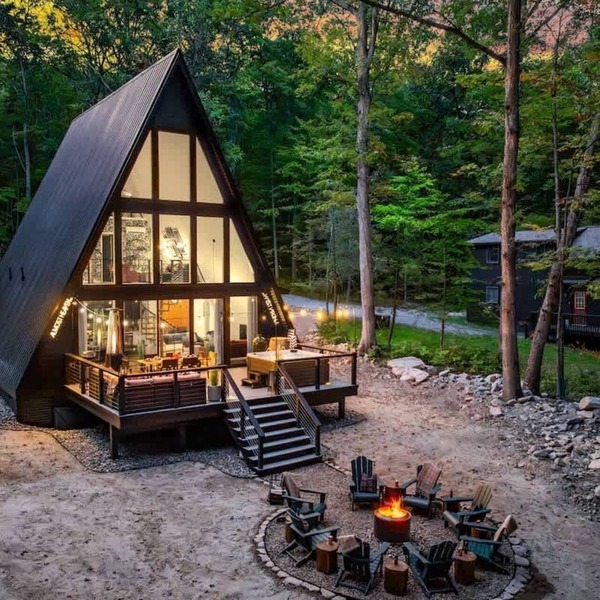 Frog Hollow · A-Frame & Hot Tub · Stay with Branch
