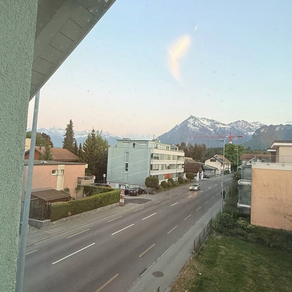 GalleryLoft Wintertime Lake Thun&Mountainview