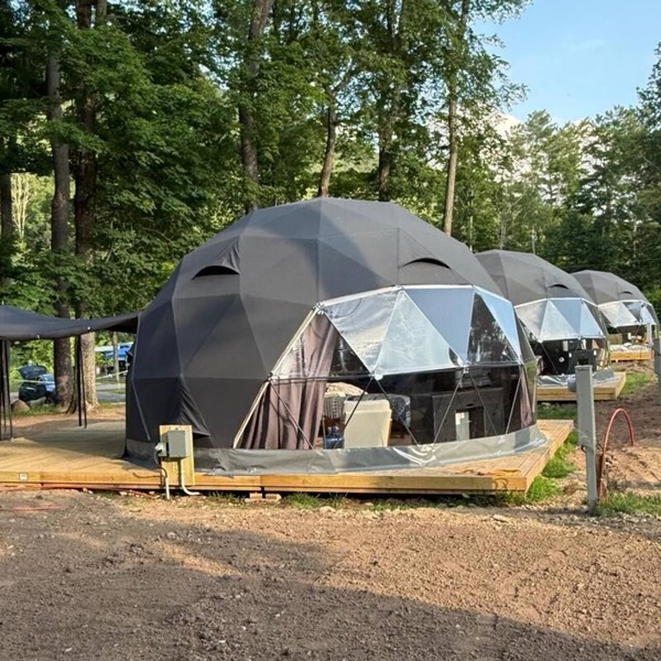 Geodesic Dome Glamping in the Catskills