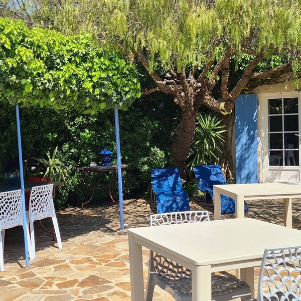 Golf de St Tropez Exceptional sea view 100m beach fenced villa Bas Rayol