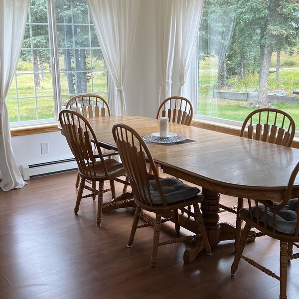 Great views from A Second Home in Denali, vacation rental, close to the Park!