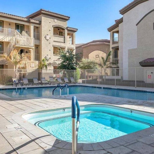 Ground Floor 3 BDR. Heated Comm Pool!
