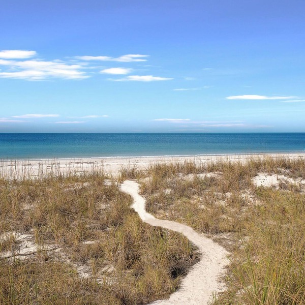Gulf Front Villa that Sleeps Eight with Private Beach and Access