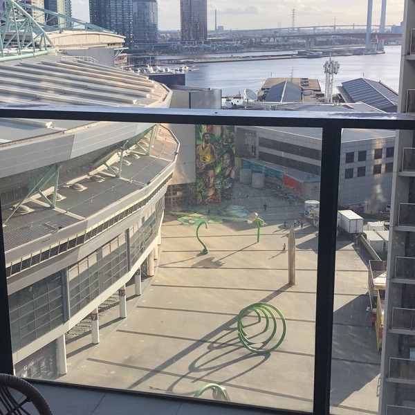 Harbour views at Docklands, Melbourne. Next to Marvel stadium