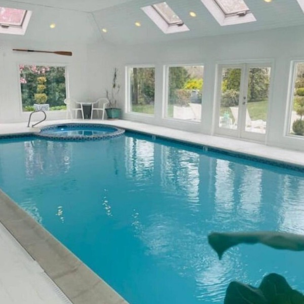 Heated Indoor Pool and Spa - Golf Course View