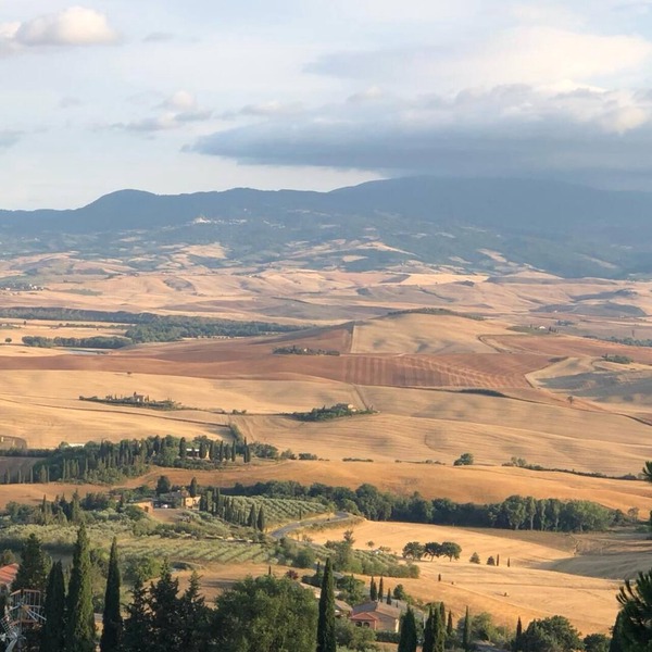 Hideaway mit Blick auf Val D'orcia