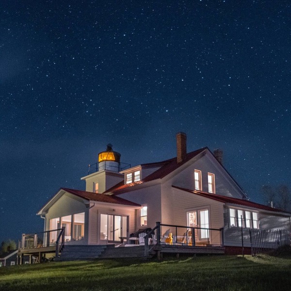 Historic 1850 Lighthouse Lake Superior