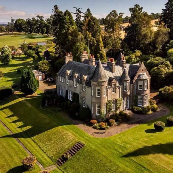 Historic Scottish Mansion with Private 3 Acres