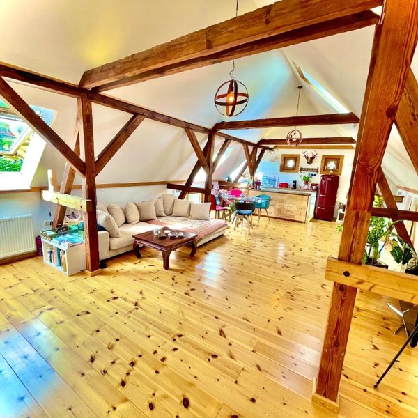 Historisches Retro Loft 70m2 mit Garten & Seenähe