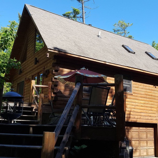 Home Owner Custom Built Log Cabin