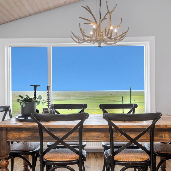 Hrisdalur stable villa - stunning views. Three bedrooms and a sauna