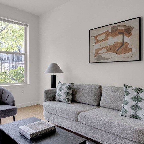 Ideal Assembly Row 1BR w/Gym, W/D, near Assembly T stop, by Blueground