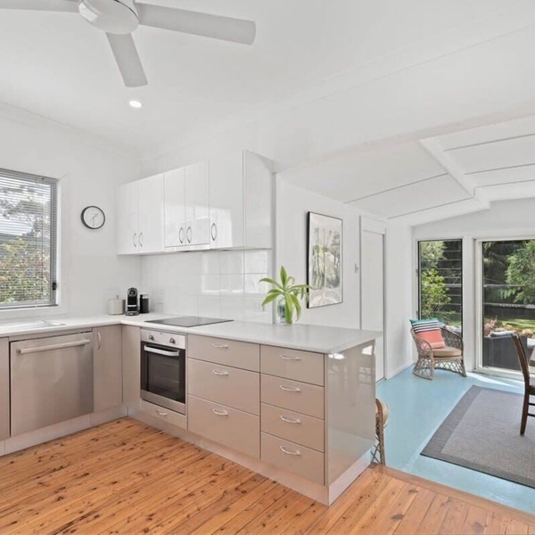 Immaculate Beachside Home with Fireplace and Patio