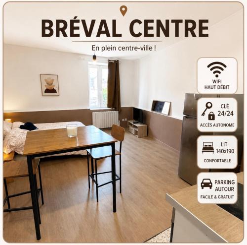 joli petit studio breval