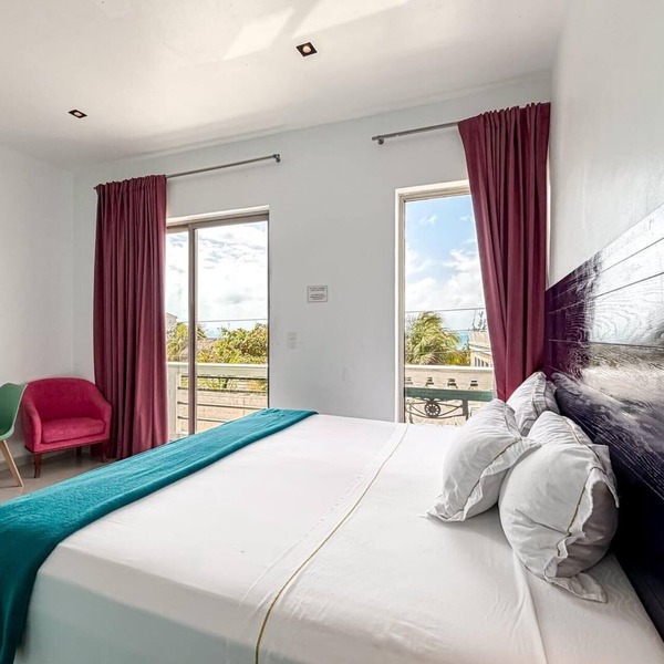 Just steps from downtown with balcony