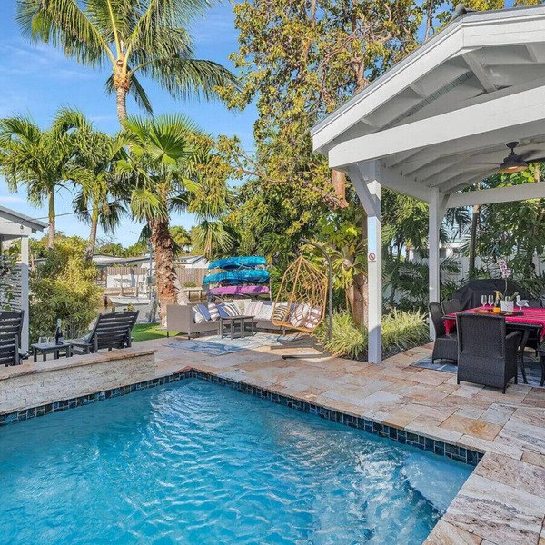 Key Haven Waterfront Oasis w/Pool, Dock & Near Old Town