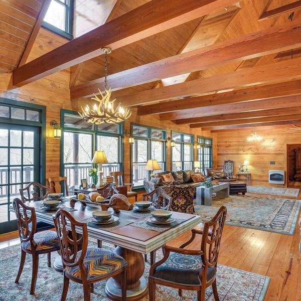 Lakefront Custom-built Mentone Home: Game Room!