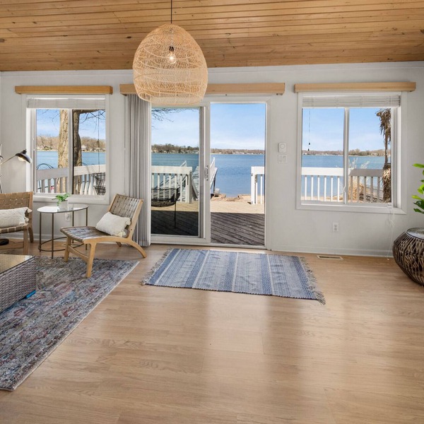 Lakefront Oasis with private beach and dock in Southwest Michigan!