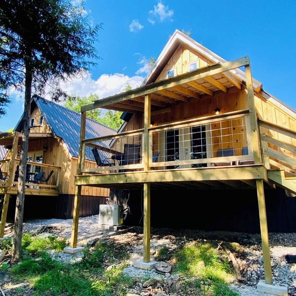 Lakeside A-Frame Cabin with Loft | Calm Waters Resort | Boat Slips & Rentals | FREE Kayaks & Paddleboards | Guided Fishing & Lake Tours!