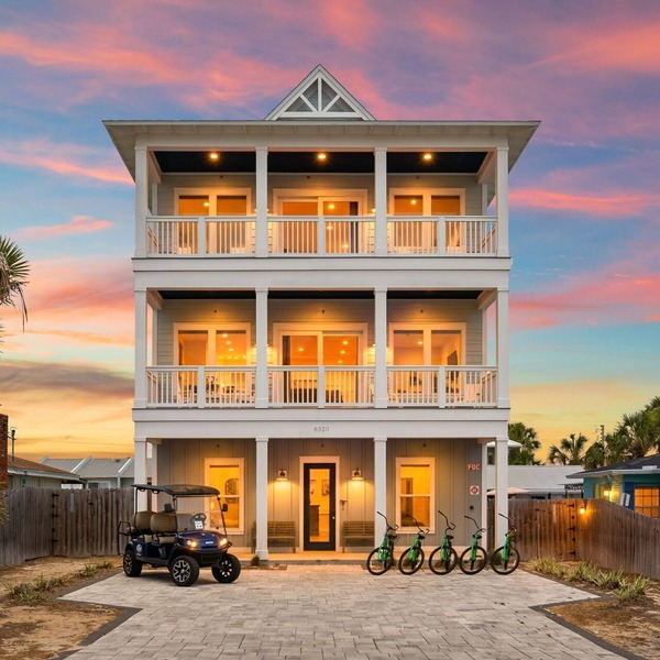 Large group paradise steps from the beach!