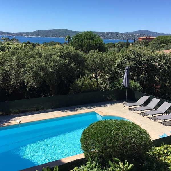 Large villa with pool and view to the sea in Sainte-Maxime - Beauvallon
