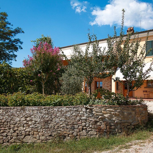 Leonardo's cottage. Typical Tuscan farmhouse in the Vinci countryside