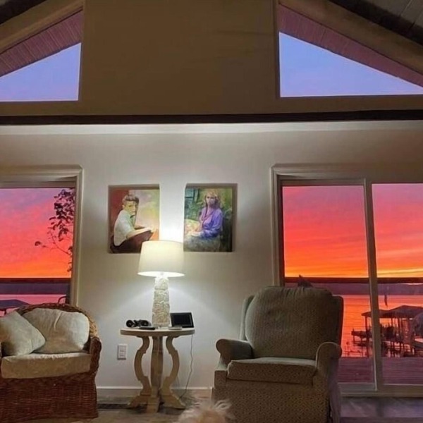 Level Lakefront Villa with Gorgeous Seneca Sunsets 3,510 sq. ft.