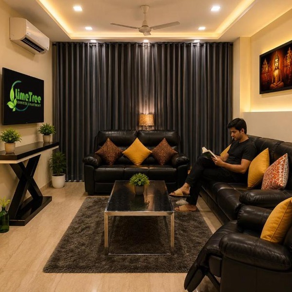 Lime Tree 3BHK Serviced Apartments DLF Phase -5 Gurgoan