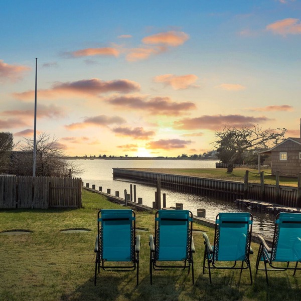 Location and views! Located directly on Shinnecock Bay!