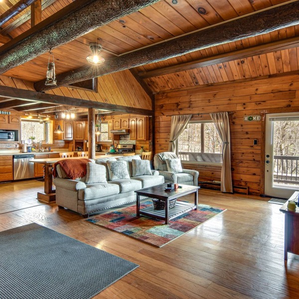Lock Haven Cabin w/Wood Stove & Mountain View!