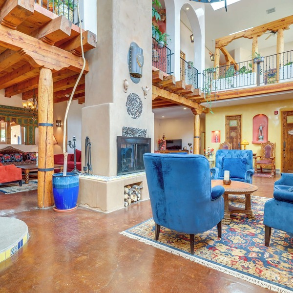 Los Cerrillos Hillside Hacienda on 65 Acres!