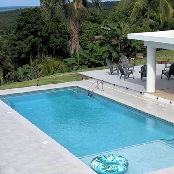Luxe Luquillo Villa. Private Saltwater Pool, Rainforest and Ocean Views & Solar.