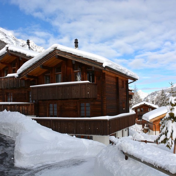 luxurious chalet with glorious glacier views