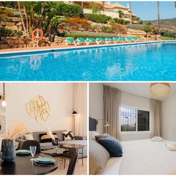 Luxurious frontline golf apartment in Elviria