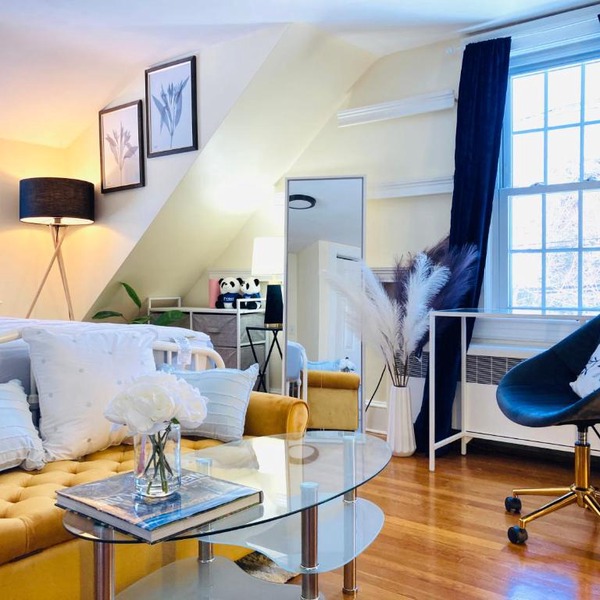 Luxurious Master Bedroom w/ 4K 65” TV, Netflix, Desk for Work & Makeup