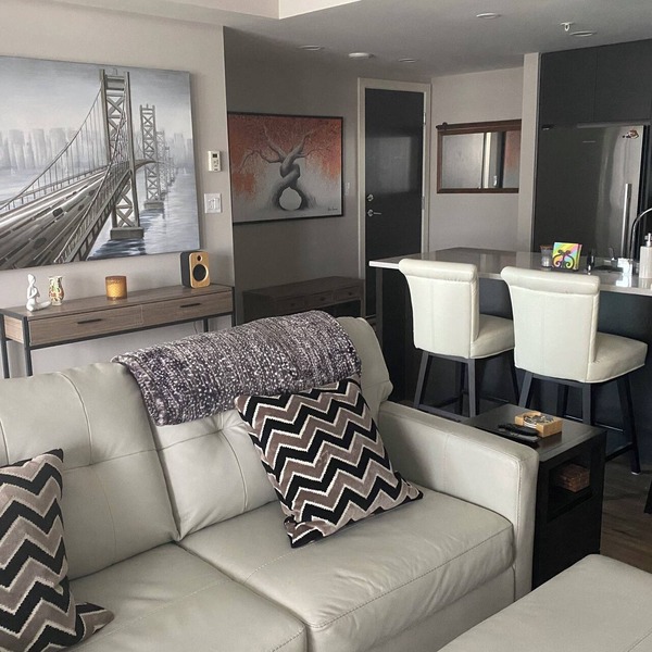 Luxury 2 bedroom, 2 bath condo in the beautiful west end of downtown Calgary.