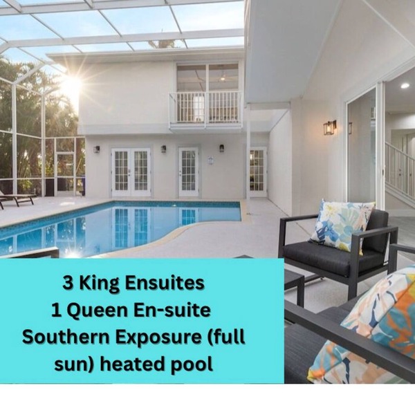 Luxury 6BR Naples Retreat with private Pool. Beach, & 5th Ave Just Minutes Away!