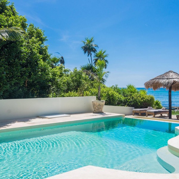 Luxury Beachfront Villa in Tulum