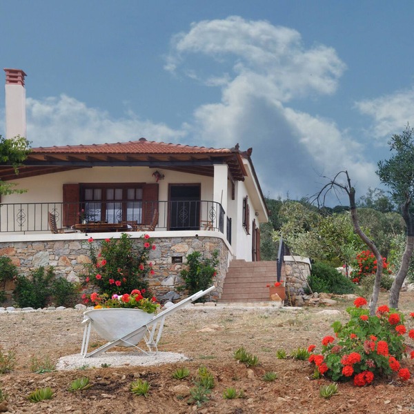 Luxury beachside villa, with two bedrooms and uninterrupted sea view