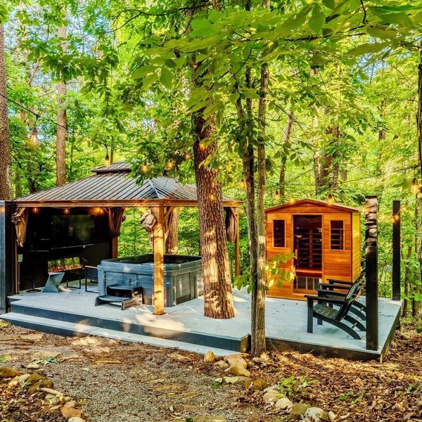 Luxury Couples Cabin | Hot Tub + Theater