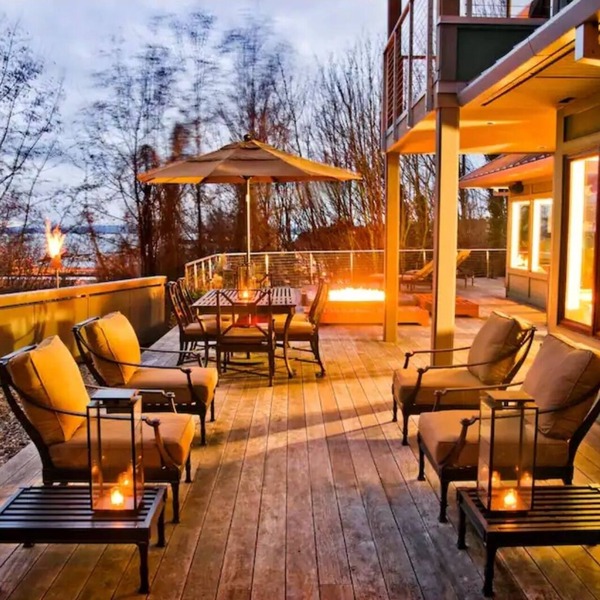 Luxury Sunset Ocean View, One Level Designer's Home, Queen Anne, ZEN feel