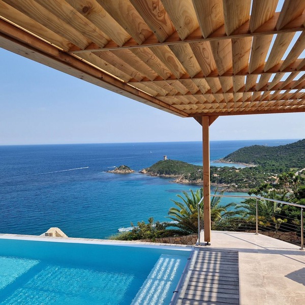 Luxury villa 5 * panoramic sea view private heated pool + SPA