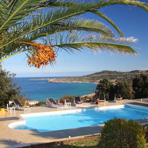 LUXURY VILLA PANORAMIC SEA VIEW HEATED PRIVATE POOL 4 to 9 PEOPLE