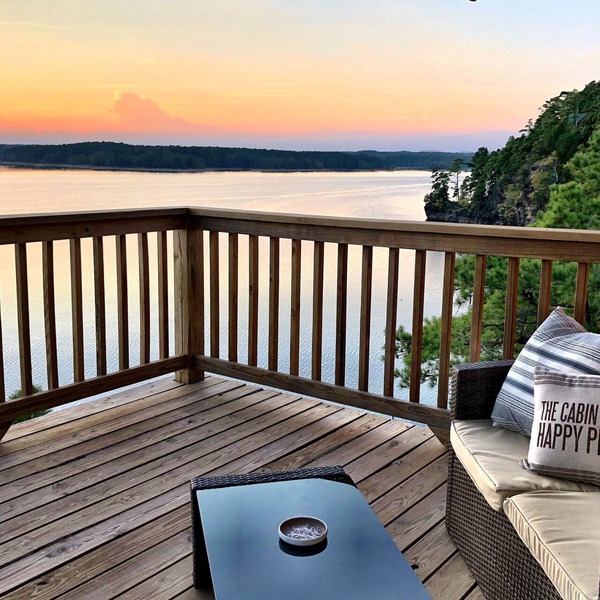 Magnificent Four Bedroom, Two 1/2 Bath luxury, log-sided Harbor North cottage with incredible views of Lake Ouachita. by RedAwning