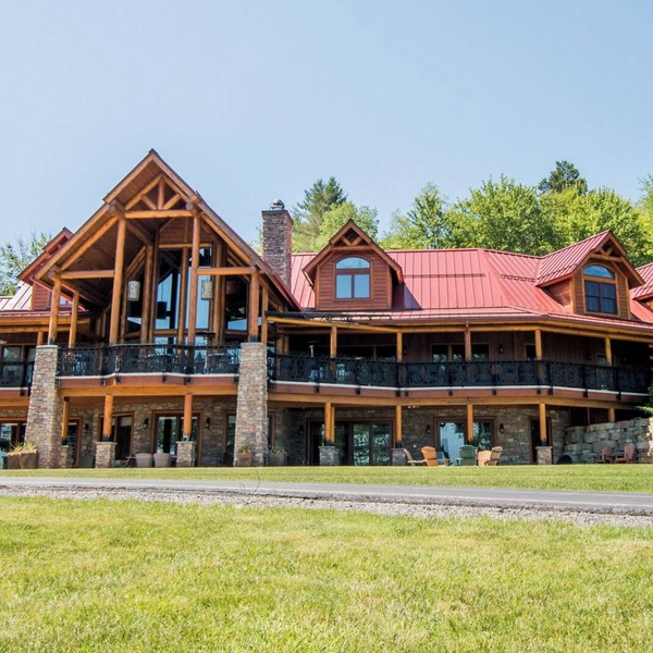 MAJESTIC LAKE FRONT LUXURY ADIRONDACK LODGE FEATURING 8,898 SQ. FT LIVING SPACE