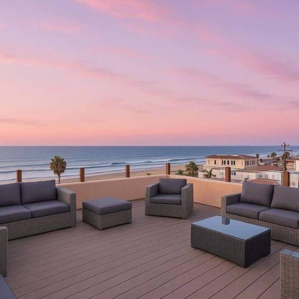 MB Massive Oceanview 6BR/6BA Sleep 30+Rooftop Deck