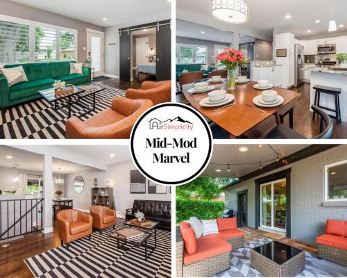 Mid-Mod Marvel Central Game RmWet Bar Patio