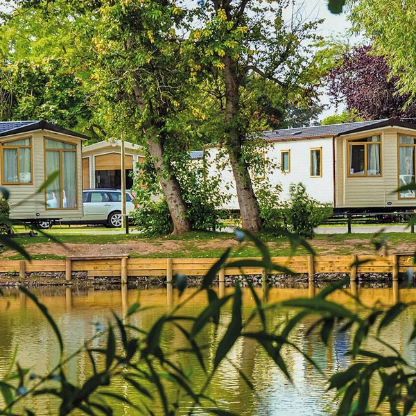 Mid range 12ft-wide caravan with one double and one twin.