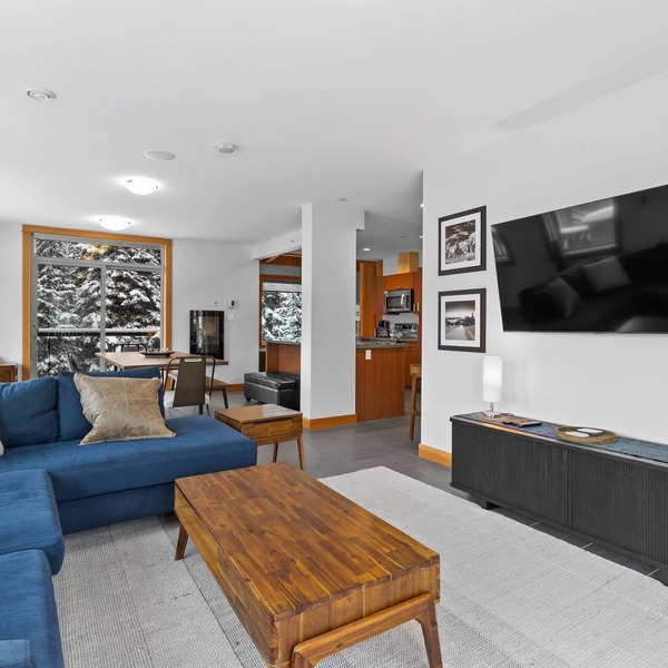 Modern 2 bedroom plus den apartment in village centre